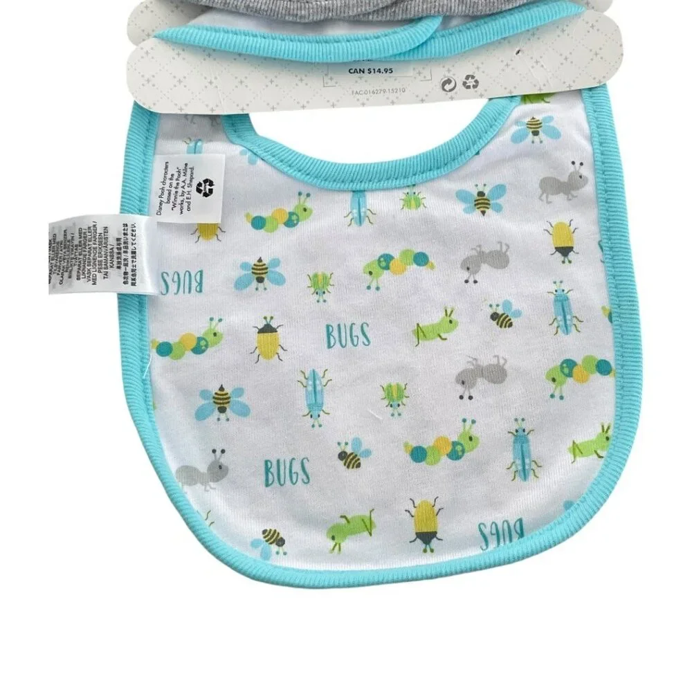 Disney Store Disney Baby Winnie The Pooh and Friends Tigger Piglet Baby Bib Set